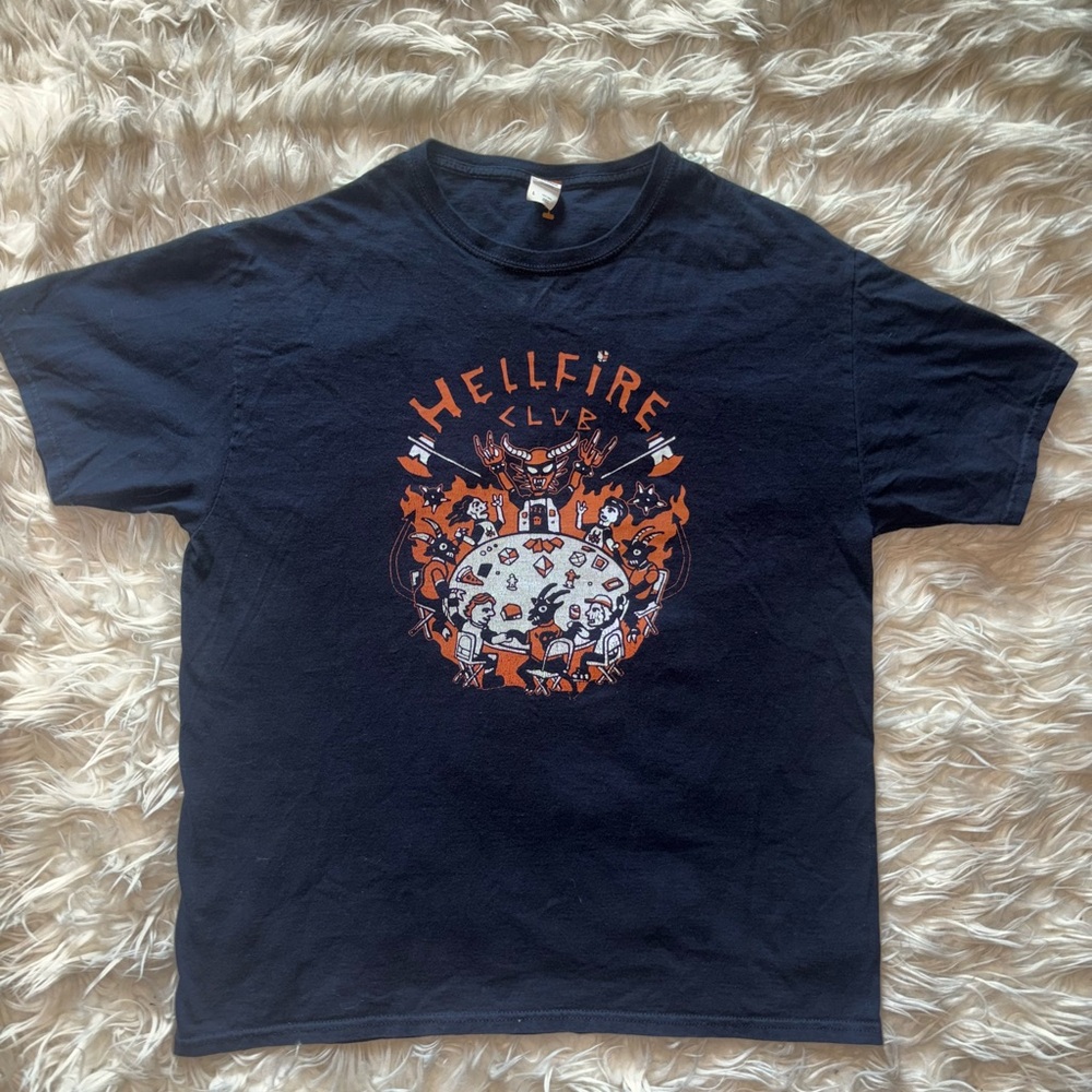 Kids Graphic Tee - Navy Blue
